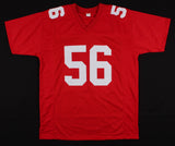 Lawrence Taylor Signed NY Giants Jersey (JSA COA) 2xSuper Bowl Champ / XXI, XXV