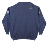 John Daly Signed Match Worn Blue Johnstons of Elgin Cashmere Sweater BAS