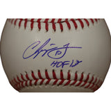 Chipper Jones Autographed Atlanta Braves OML Baseball HOF 2018 Fanatics 51699