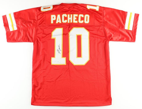 Isiah Pacheco Signed Kansas City Chiefs Jersey (JSA) Rutgers Scarlett Knight RB