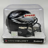 Autographed/Signed Brandon Graham Eagles Eclipse Mini Helmet Beckett COA