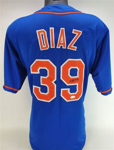 Edwin Diaz Signed New York Mets Jersey (JSA COA) 2xAll Star Relief Pitcher