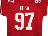 Nick Bosa San Francisco Signed Red Football Jersey BAS