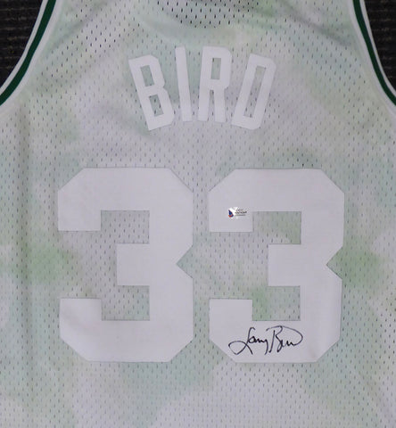 Celtics Larry Bird Autographed Authentic Mitchell & Ness Jersey Beckett WA54260