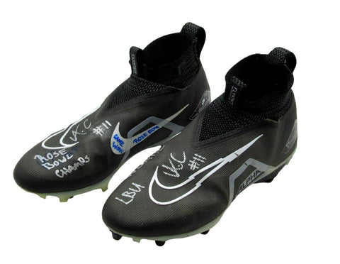 Abdul Carter Signed/Inscribed GAME WORN Cleats 2023 Rose Bowl Penn State 180921
