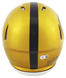 Steelers Chase Claypool Signed Flash Full Size Speed Proline Helmet BAS Witness