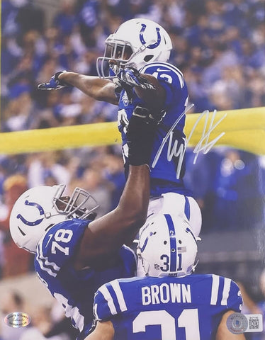 TY Hilton Signed 8x10 Indianapolis Colts Photo BAS