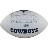 Demarcus Ware Autographed Dallas Cowboys Logo Football Beckett Witness 56377