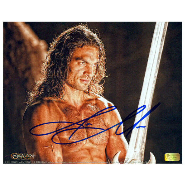 Jason Momoa Autographed 2011 Conan the Barbarian Vengeance 8x10 Photo