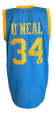 Shaquille O'Neal Los Angeles Signed Light Blue Basketball Jersey BAS