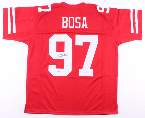 Nick Bosa Signed 49ers Jersey (Beckett COA) 2019 San Francisco 1st Round Pck #2