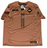 AHMAD SAUCE GARDNER SIGNED NEW YORK JETS SALUTE TO SERVICE NIKE LIMITED JERSEY