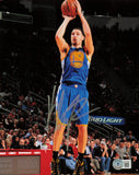 Klay Thompson Autographed 8x10 Photo Golden State Warriors Beckett QR #BG99925