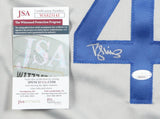 Darryl Strawberry Signed Los Angeles Dodgers Gray Road Jersey (JSA COA)