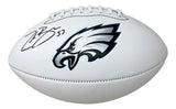 Zack Baun Signed Philadelphia Eagles Logo Football BAS
