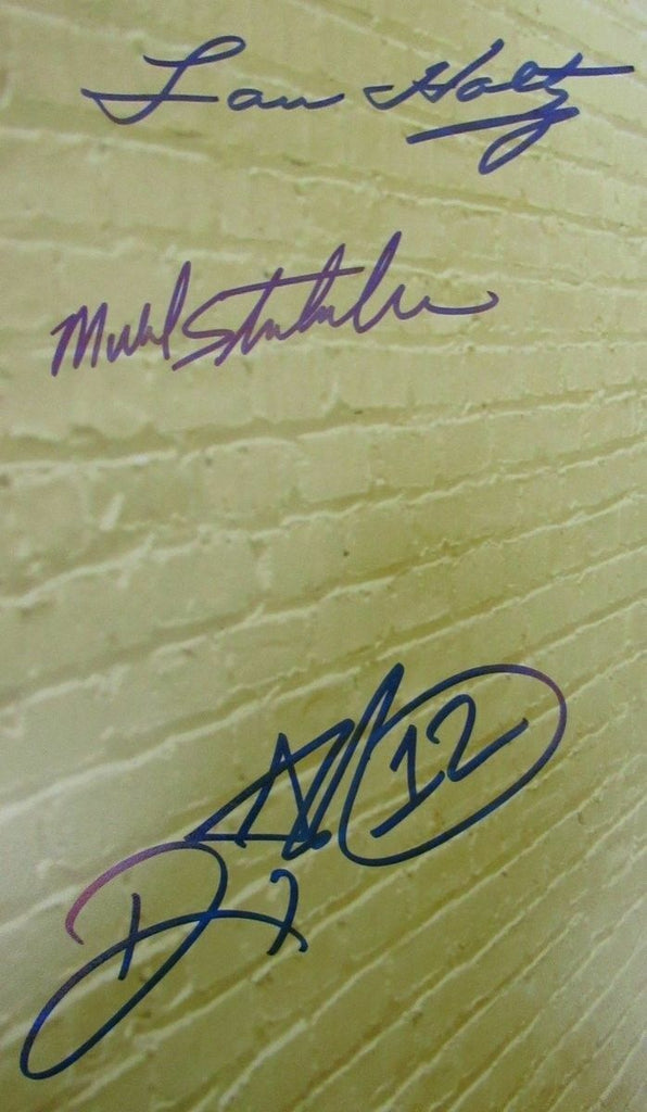 Notre Dame Tunnel Shot Signed by Six 1988 Champs Holtz/Ismail/Rice 16x ...