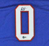 Keon Coleman Signed Buffalo Bills Nike Limited Blue NFL Jersey