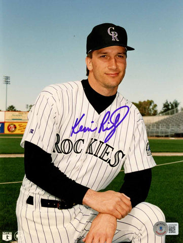 Kevin Ritz Autographed/Signed Colorado Rockies 8x10 Photo Beckett 50551