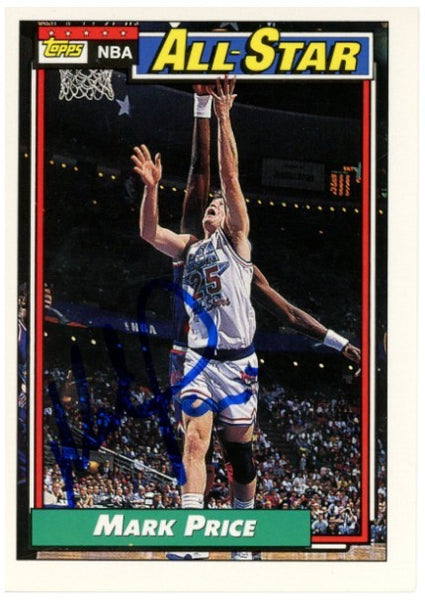 Mark Price Autographed/Signed 1992-93 Topps #113 Trading Card Beckett 52579