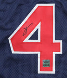 Allen Iverson Signed Team USA Jersey (Playball Ink) Philadelphia 76ers