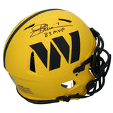 Joe Theismann Autographed 83 MVP Commanders RAVE Speed Authentic Helmet Beckett