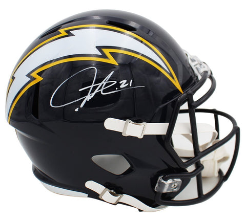 LaDainian Tomlinson Signed Los Angeles Chargers Speed Full Size ALT NFL Helmet