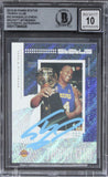 Lakers Shaquille O'Neal Signed 2019 Panini Status TC #30 Card Auto 10 BAS Slab