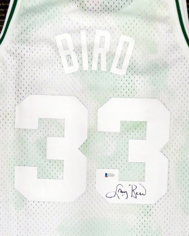 Celtics Larry Bird Autographed Authentic Mitchell & Ness Jersey Beckett WA54261