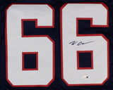 Will Campbell Signed New England Patriots Jersey (JSA) 2025 #4 Overall Pick / OT