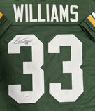 Packers Safety EVAN WILLIAMS Signed Custom Replica GREEN Jersey AUTO - JSA