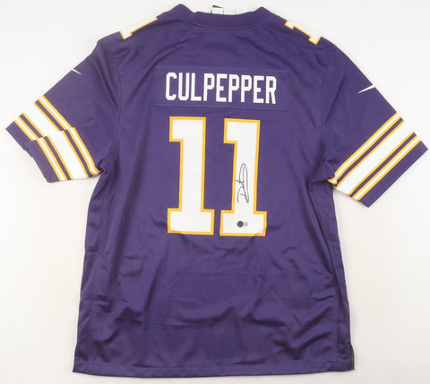 Daunte Culpepper Signed Minnesota Vikings Nike NFL Jersey (Beckett) EX-UCF Q.B.