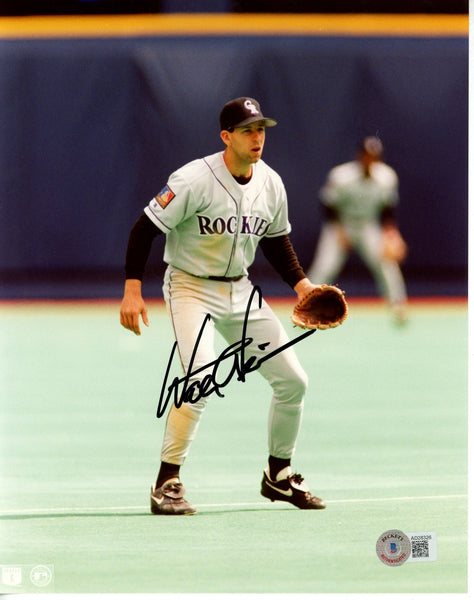 Walt Weiss Autographed/Signed Colorado Rockies 8x10 Photo Beckett 55862