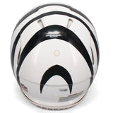 JOE BURROW Autographed Bengals White Alternate Speed Authentic Helmet FANATICS