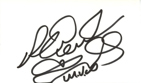 Richard Dent Autographed Chicago Bears Index Card MVP Beckett 45317