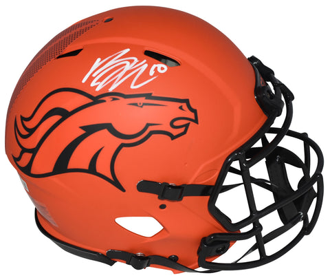 BO NIX AUTOGRAPHED DENVER BRONCOS RAVE AUTHENTIC SPEED HELMET BECKETT