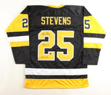 Kevin Stevens Signed Pittsburgh Penguins Jersey 91-92 Cups & 2x50 Goals /Beckett