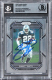 Cowboys Emmitt Smith Authentic Signed 2022 Panini Prizm #85 Card BAS Slabbed