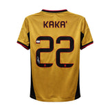 Ricardo Kaka Signed AC Milan Away Soccer Jersey #22 with Beckett COA