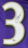 Odell Beckham Jr Signed Custom Purple Pro-Style Football Jersey BAS