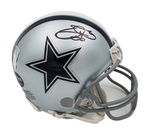 Emmitt Smith Signed Dallas Cowboys Riddell NFL Mini Helmet