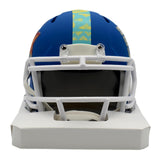 Landon Dickerson Eagles Autographed SB LIX Blue Football Mini Helmet JSA 209877