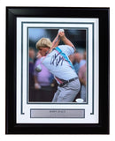 John Daly Signed In Dark Blue Framed 8x10 PGA Golf Smoking Photo JSA