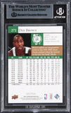 Celtics Dee Brown Authentic Signed 2009 Upper Deck #272 Card BAS Slabbed