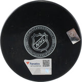 Philipp Grubauer Autographed/Signed Seattle Kraken Logo Puck Fanatics 53815