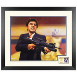 Al Pacino Autographed Scarface Tony Montana Salute 16x20 Framed Photo