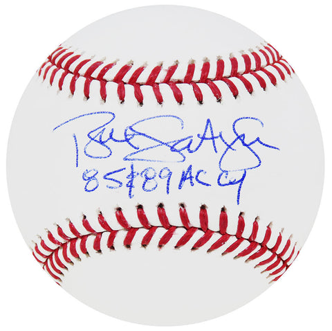 Bret Saberhagen Signed Rawlings Official MLB Baseball w/85, 89 AL CY - (JSA COA)