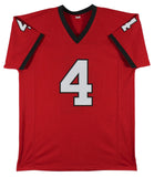 Georgia Nolan Smith Authentic Signed Red Pro Style Jersey JSA Witness