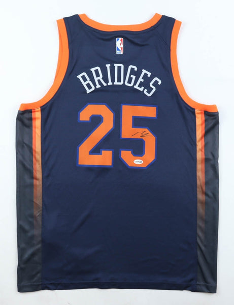 Mikal Bridges Signed New York Knicks Jordan Authentic Jersey /JSA/2026 NBA Champ