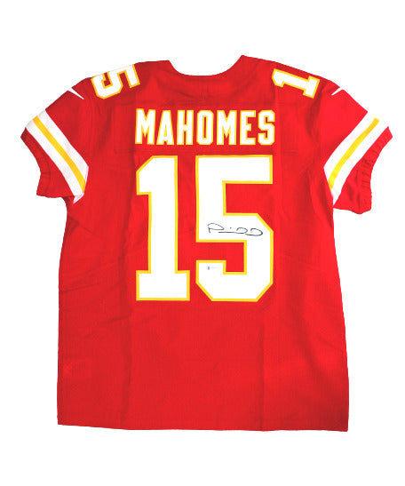 Patrick Mahomes Kansas City Chiefs Signed Authentic Red Nike Elite Jersey BAS