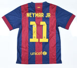 Neymar Jr Signed FC Barcelona Home Soccer Jersey #11 - Beckett Hologram *L